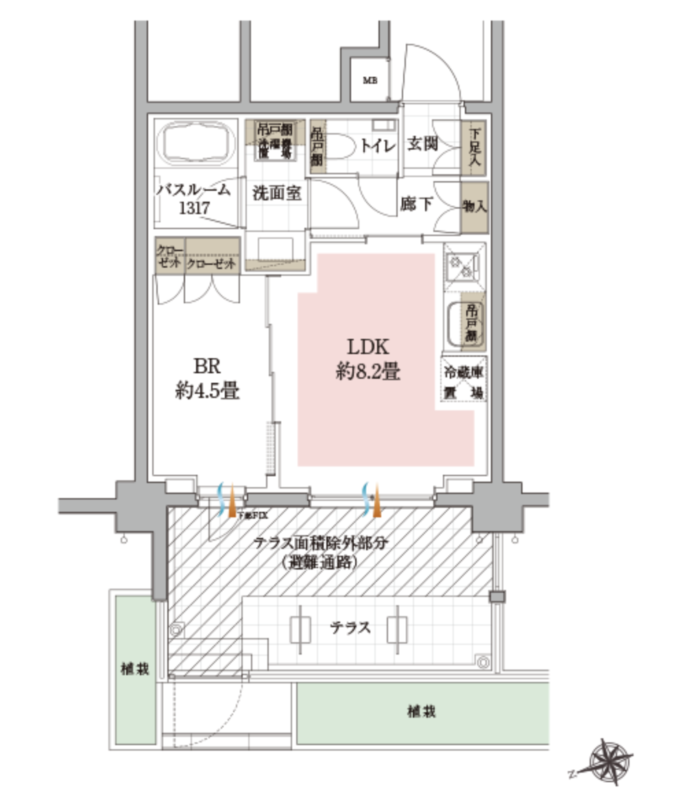 オープンレジデンシア千駄木フロントコート 1LDK 33㎡ 4,090万円(格付B)|東京マンション格付